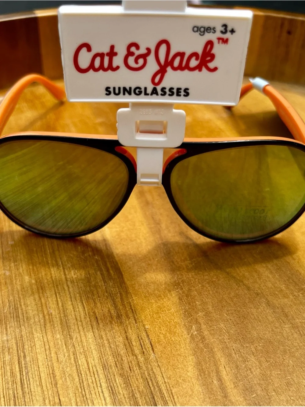 *3/$15, Cat & Jack Kids Aviator Sunglasses - Black Frames with Mirrored Lenses